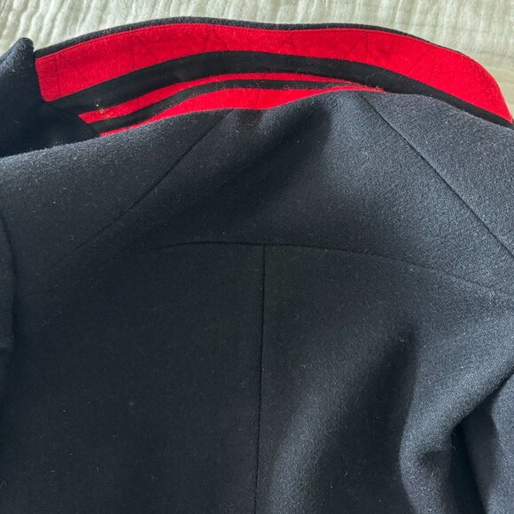 Zadig & Voltaire Marco Coat – Navy & Red Wool Blend – Size S - Picture 3 of 16